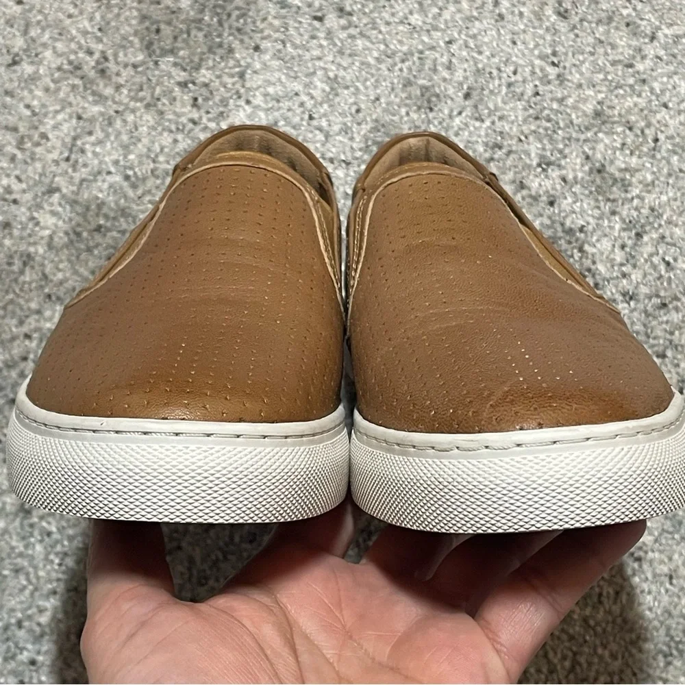 Trask Lillian Slip-On Leather Flat/Sneaker w/ Metallic Accents - Womens 7 - Picture 7 of 16